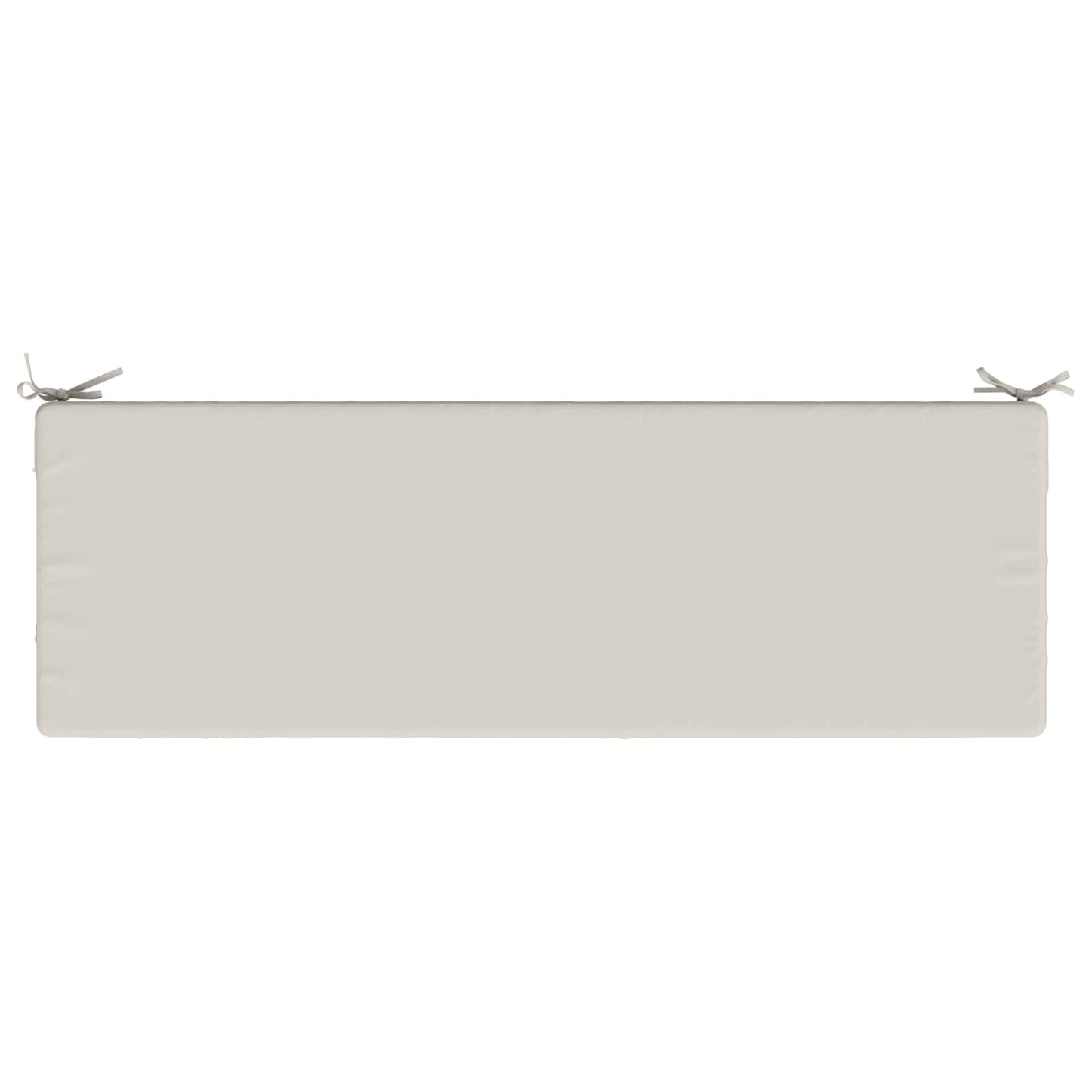 vidaXL Bench Cushion SOEST 100% Polyester White 150 x 50 x 8 cm