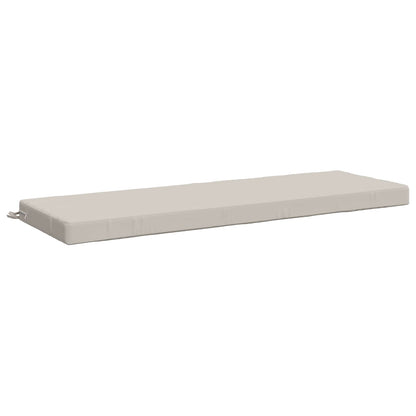 vidaXL 2-Piece Bench Cushions SOEST 2 pcs 100% Polyester White
