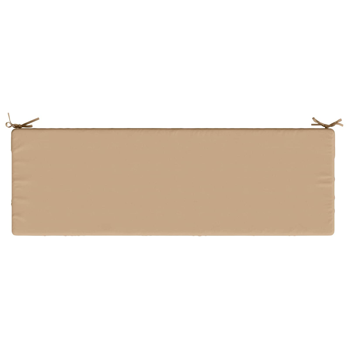 vidaXL Bench Cushion SOEST 100% Polyester Sand 150 x 50 x 8 cm