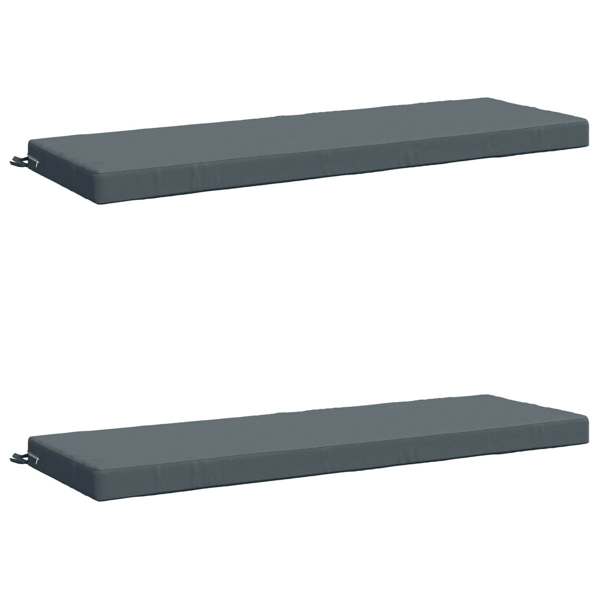vidaXL 2-Piece Bench Cushions SOEST 2 pcs 100% Polyester Blue