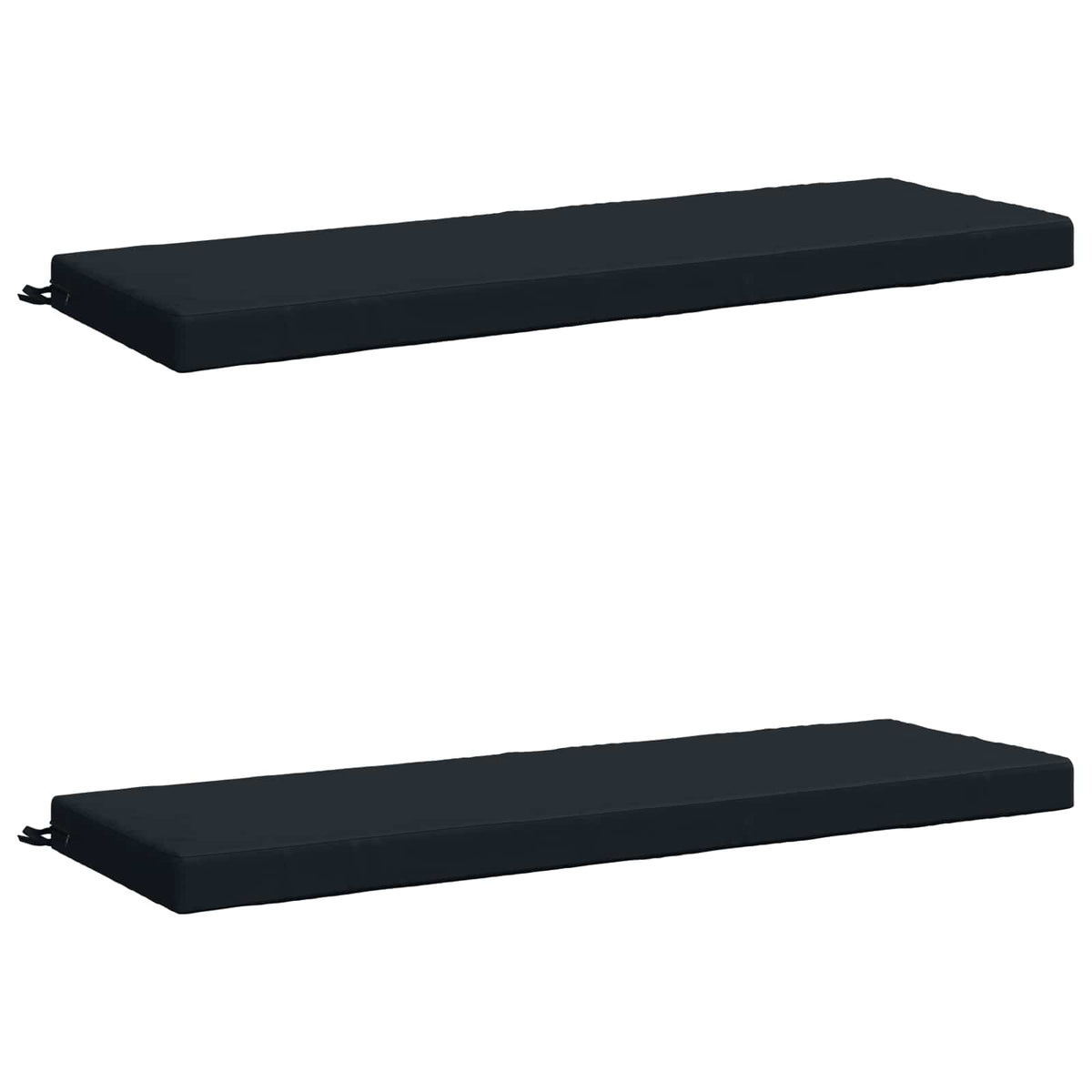 vidaXL 2-Piece Bench Cushions SOEST 2 pcs 100% Polyester Dark Blue
