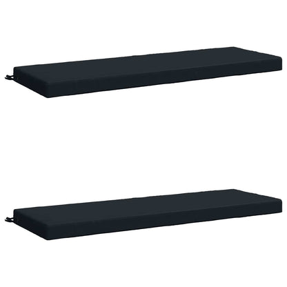 vidaXL 2-Piece Bench Cushions SOEST 2 pcs 100% Polyester Dark Blue