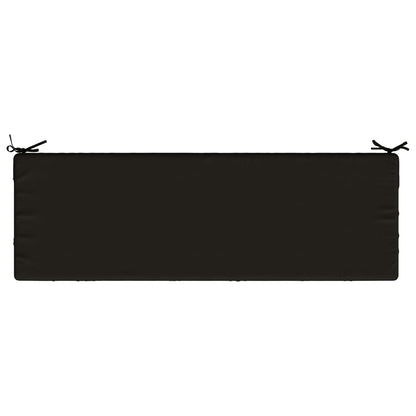 vidaXL 2-Piece Bench Cushions SOEST 2 pcs 100% Polyester Black
