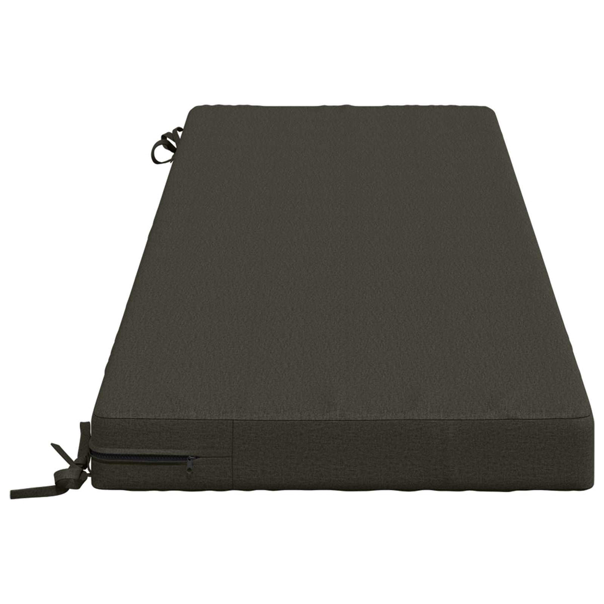 vidaXL Bench Cushion SOEST 100% Polyester Anthracite 150 x 50 x 8 cm