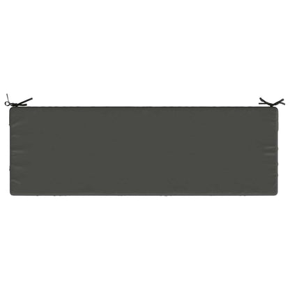 vidaXL Bench Cushion SOEST 100% Polyester Anthracite 150 x 50 x 8 cm