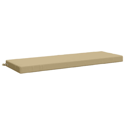 vidaXL Bench Cushion SOEST 100% Polyester Beige 150 x 50 x 8 cm