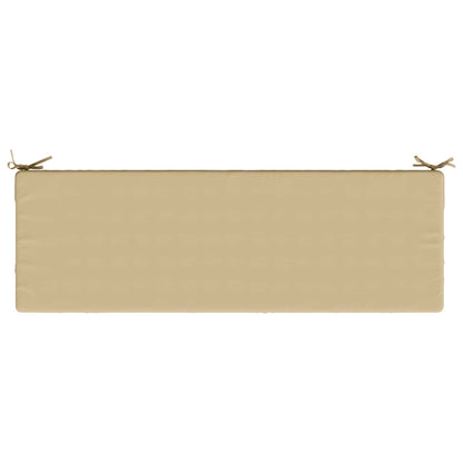 vidaXL Bench Cushion SOEST 100% Polyester Beige 150 x 50 x 8 cm
