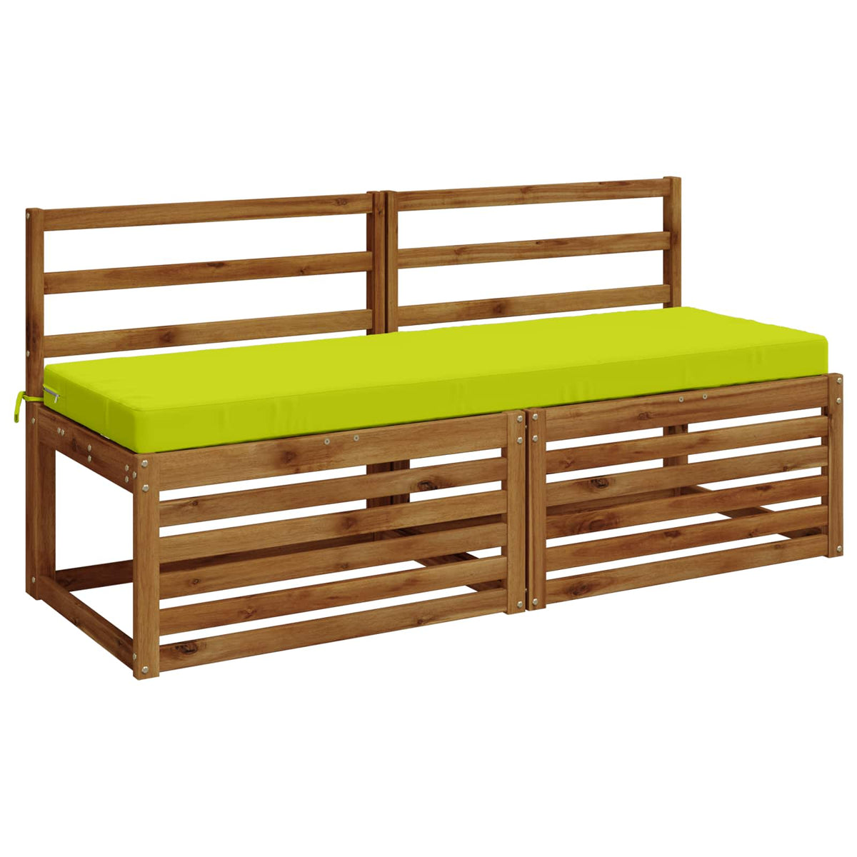 vidaXL Bench Cushion SOEST 100% Polyester Bright Green 150 x 50 x 8 cm
