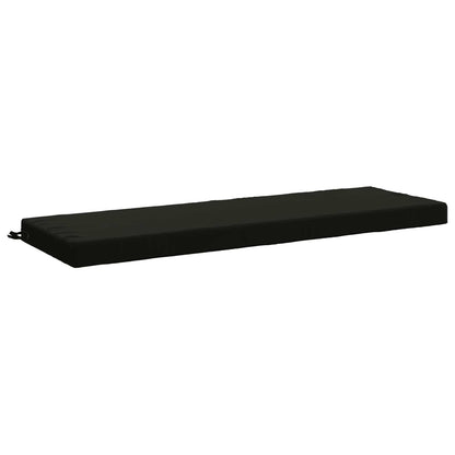 vidaXL 2-Piece Bench Cushions SOEST 2 pcs 100% Polyester Black