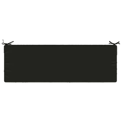vidaXL 2-Piece Bench Cushions SOEST 2 pcs 100% Polyester Black
