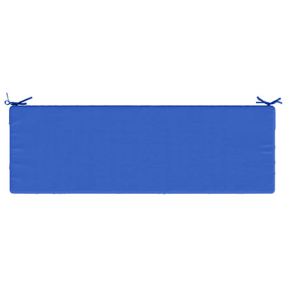 vidaXL Bench Cushion SOEST 100% Polyester Royal Blue 150 x 50 x 8 cm
