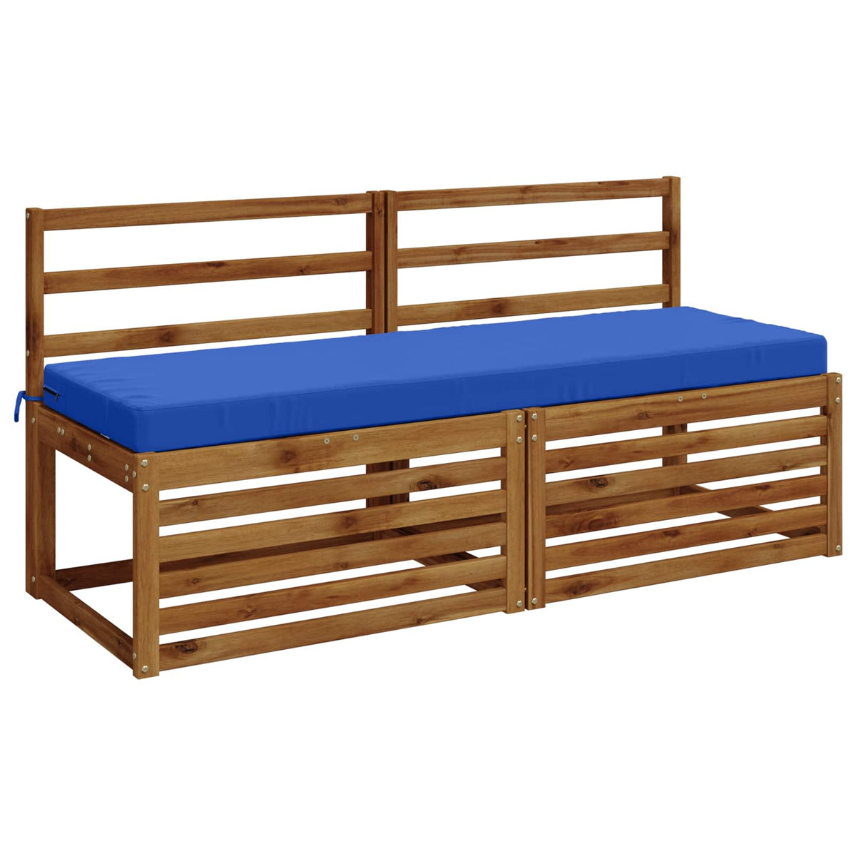 vidaXL 2-Piece Bench Cushions SOEST 2 pcs 100% Polyester Royal Blue