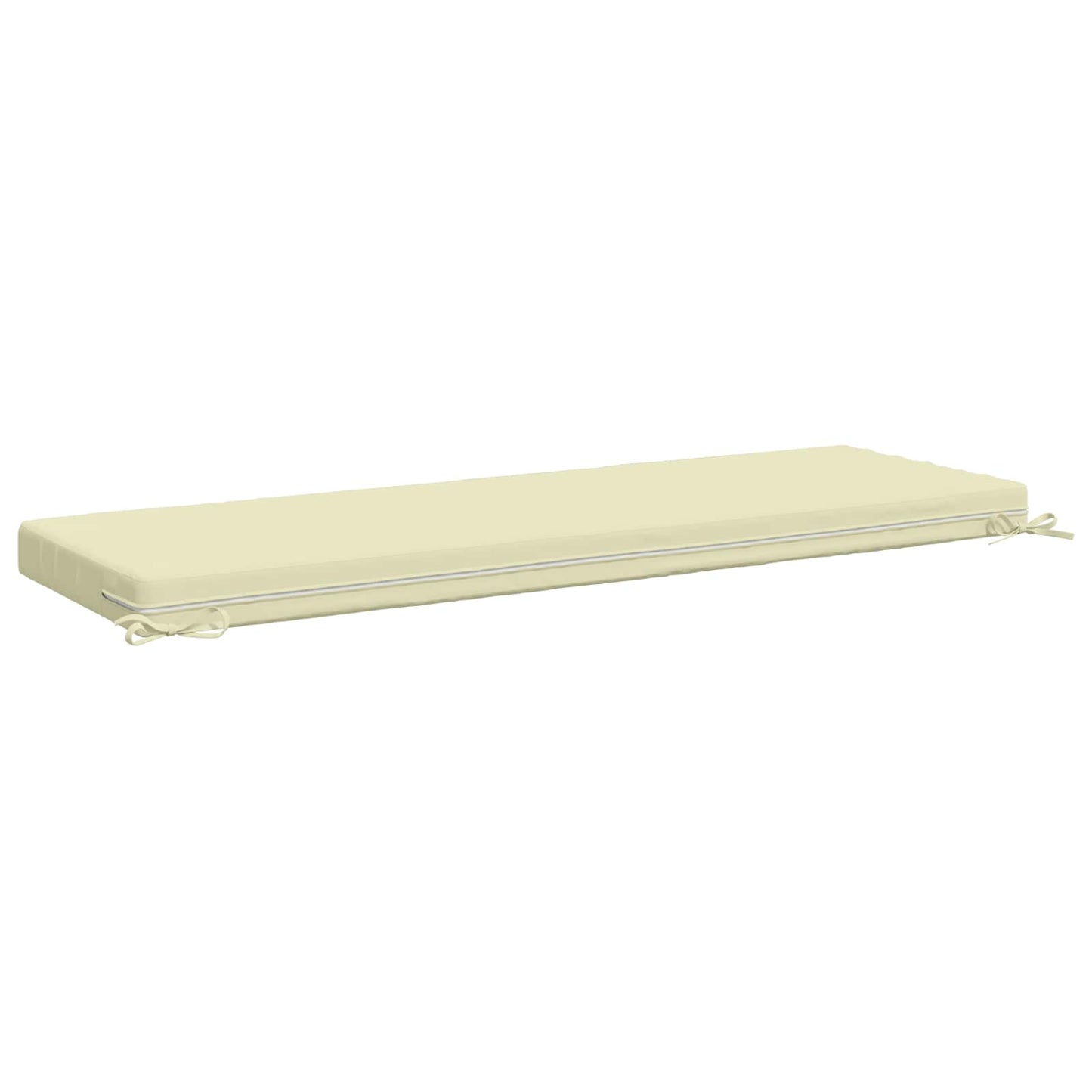 vidaXL 2-Piece Bench Cushions SOEST 2 pcs 100% Polyester Cream
