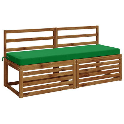 vidaXL Bench Cushion SOEST 100% Polyester Green 150 x 50 x 8 cm