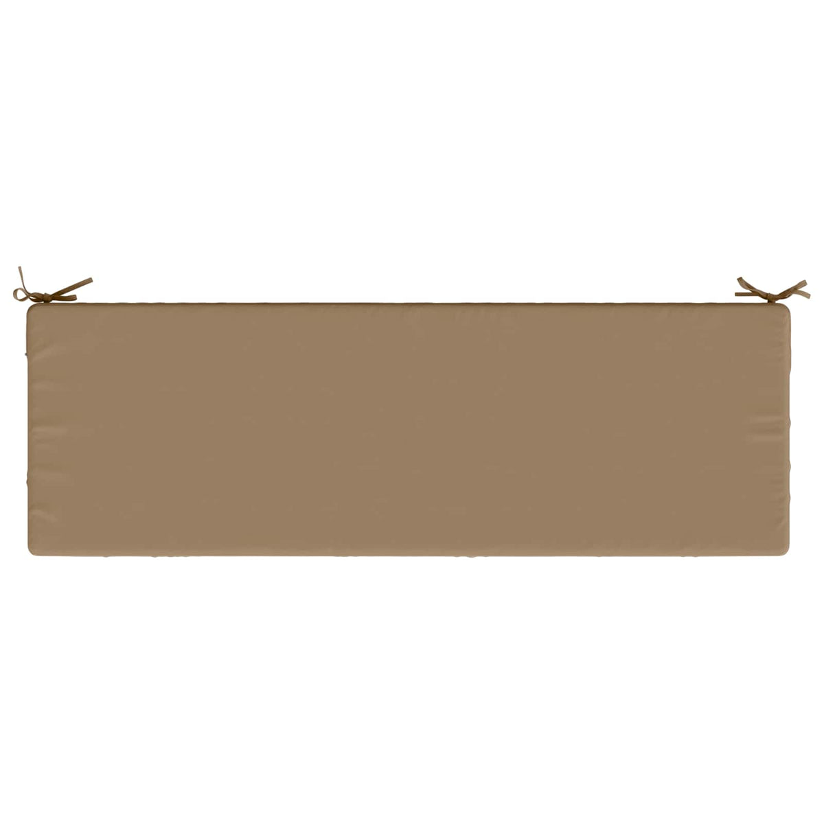 vidaXL 2-Piece Bench Cushions SOEST 2 pcs 100% Polyester Taupe