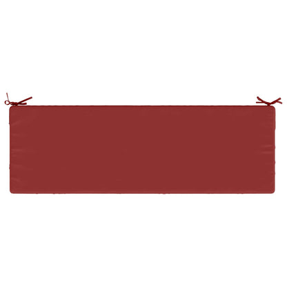 vidaXL 2-Piece Bench Cushions SOEST 2 pcs 100% Polyester Wine Red