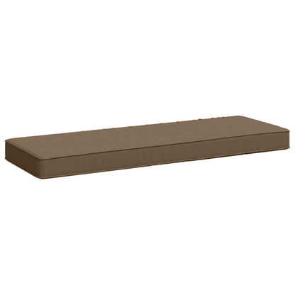 vidaXL 1-Piece Bench Cushion VUGHT 100% Polyester Taupe 60 x 30 x 5 cm