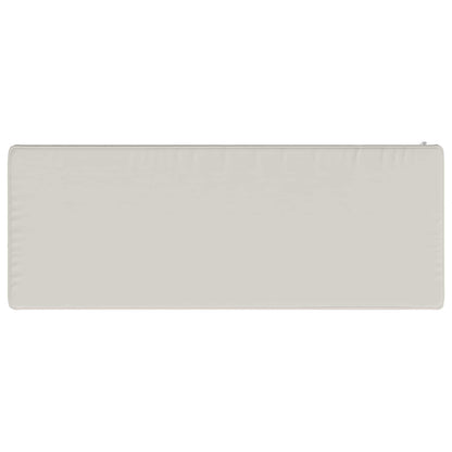vidaXL 1-Piece Bench Cushion VUGHT 100% Polyester White 60 x 30 x 5 cm