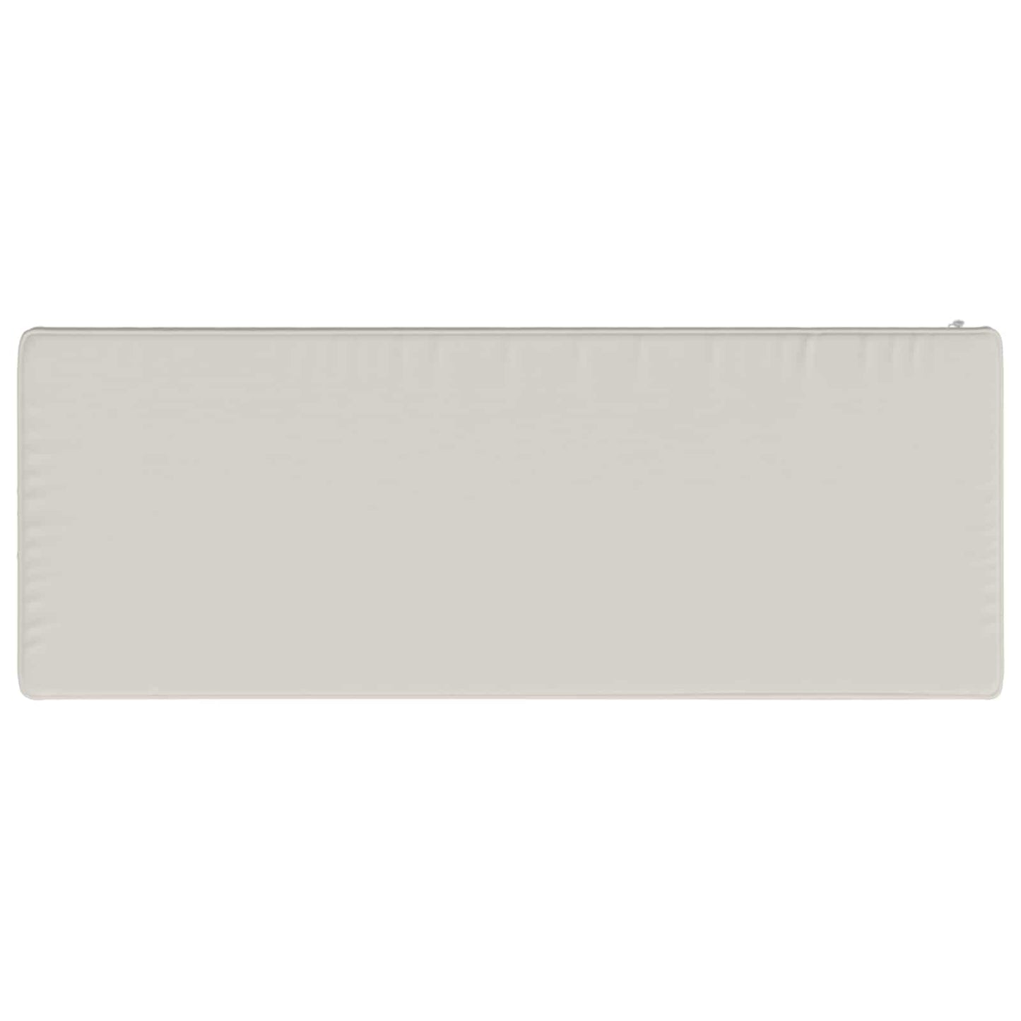 vidaXL 2-Piece Bench Cushions VUGHT 2 pcs 100% Polyester White