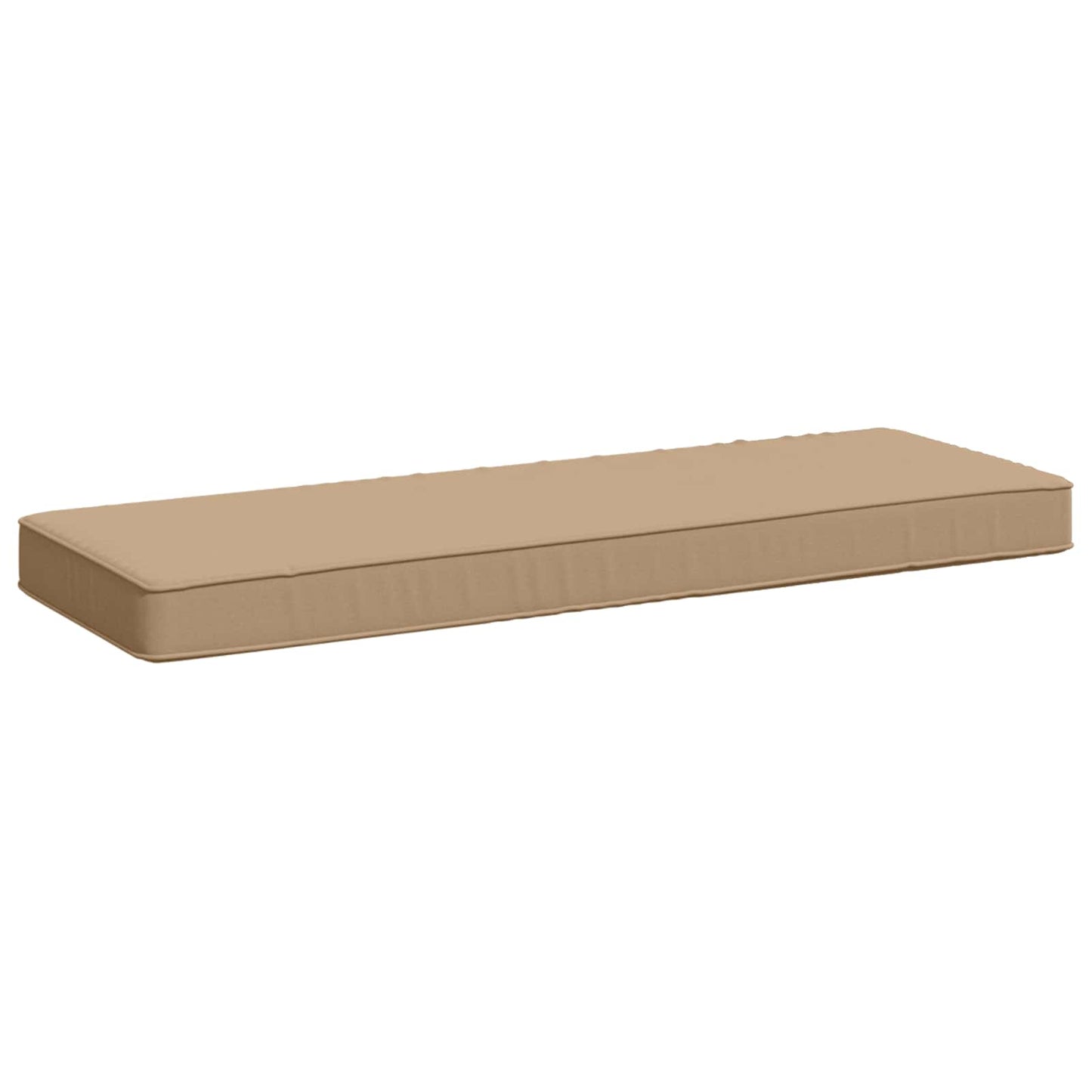 vidaXL 1-Piece Bench Cushion VUGHT 100% Polyester Sand 60 x 30 x 5 cm