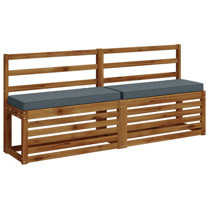 vidaXL 1-Piece Bench Cushion VUGHT 100% Polyester Blue 60 x 30 x 5 cm