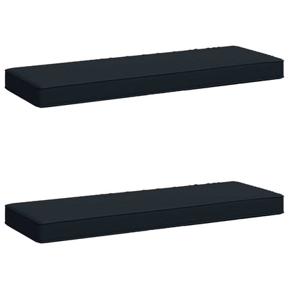 vidaXL 2-Piece Bench Cushions VUGHT 2 pcs 100% Polyester Dark Blue