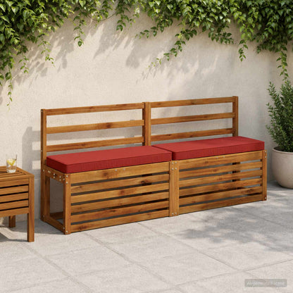 vidaXL 1-Piece Bench Cushion VUGHT 100% Polyester Red 80 x 30 x 5 cm