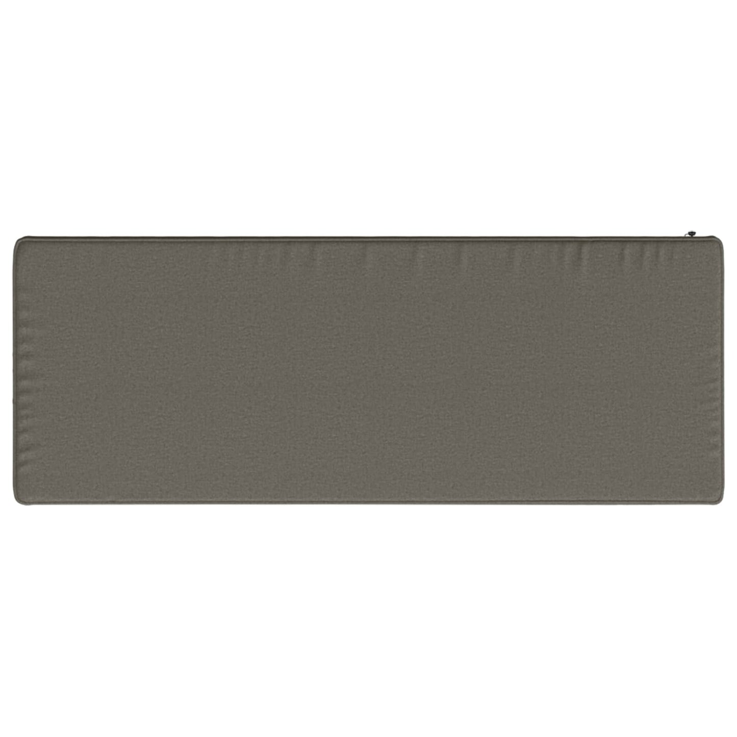vidaXL 1-Piece Bench Cushion VUGHT 100% Polyester Grey 60 x 30 x 5 cm