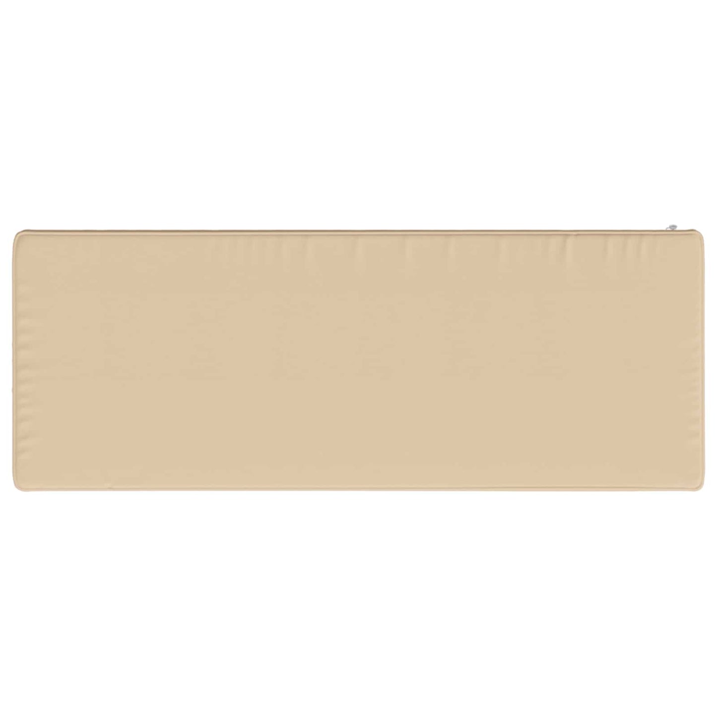 vidaXL 1-Piece Bench Cushion VUGHT 100% Polyester Cream 60 x 30 x 5 cm