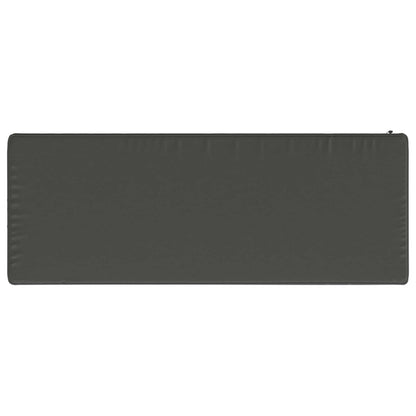 vidaXL 2-Piece Bench Cushions VUGHT 2 pcs 100% Polyester Anthracite