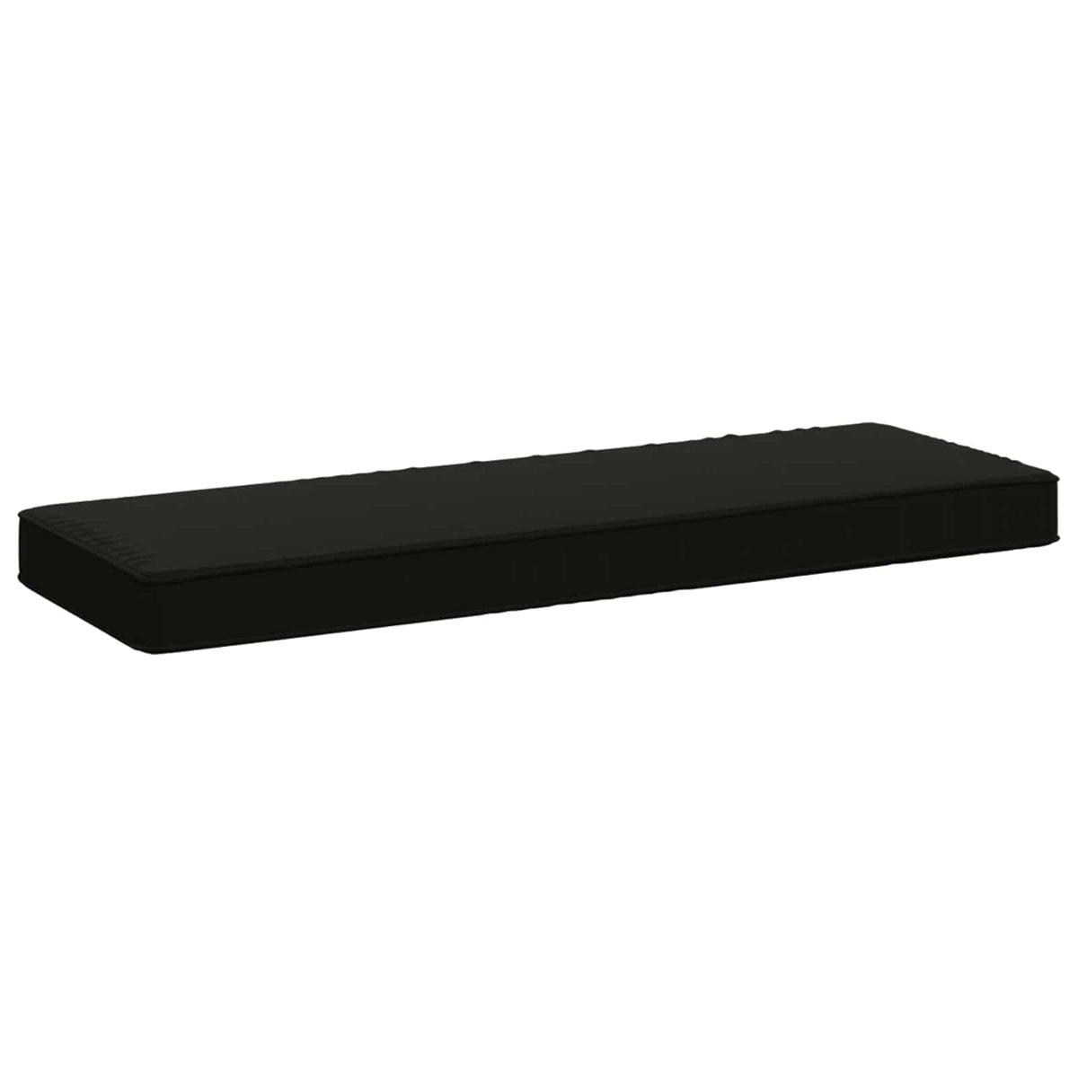 vidaXL 1-Piece Bench Cushion VUGHT 100% Polyester Black 60 x 30 x 5 cm