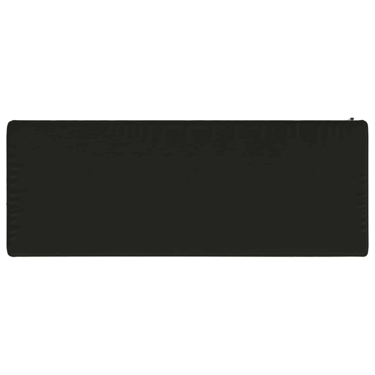 vidaXL 2-Piece Bench Cushions VUGHT 2 pcs 100% Polyester Black