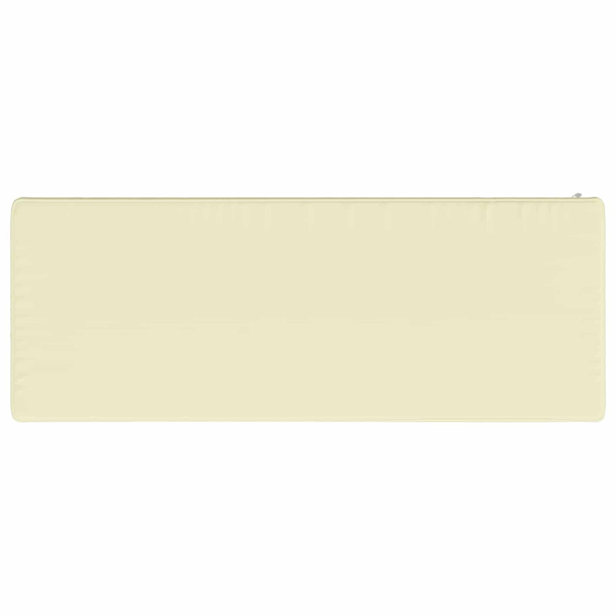 vidaXL 1-Piece Bench Cushion VUGHT 100% Polyester Cream 60 x 30 x 5 cm