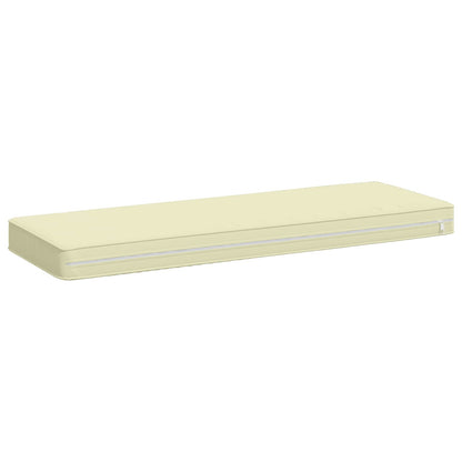 vidaXL 2-Piece Bench Cushions VUGHT 2 pcs 100% Polyester Cream