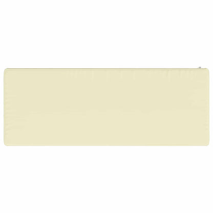 vidaXL 2-Piece Bench Cushions VUGHT 2 pcs 100% Polyester Cream