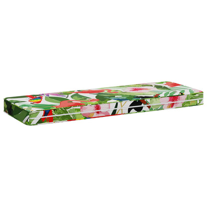 vidaXL 1-Piece Bench Cushion VUGHT 100% Polyester Multicolour