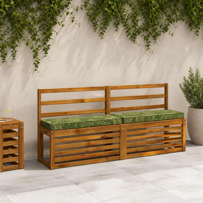 vidaXL 1-Piece Bench Cushion VUGHT 100% Polyester Leaf Design