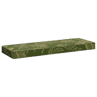 vidaXL 2-Piece Bench Cushions VUGHT 2 pcs 100% Polyester Leaf Design