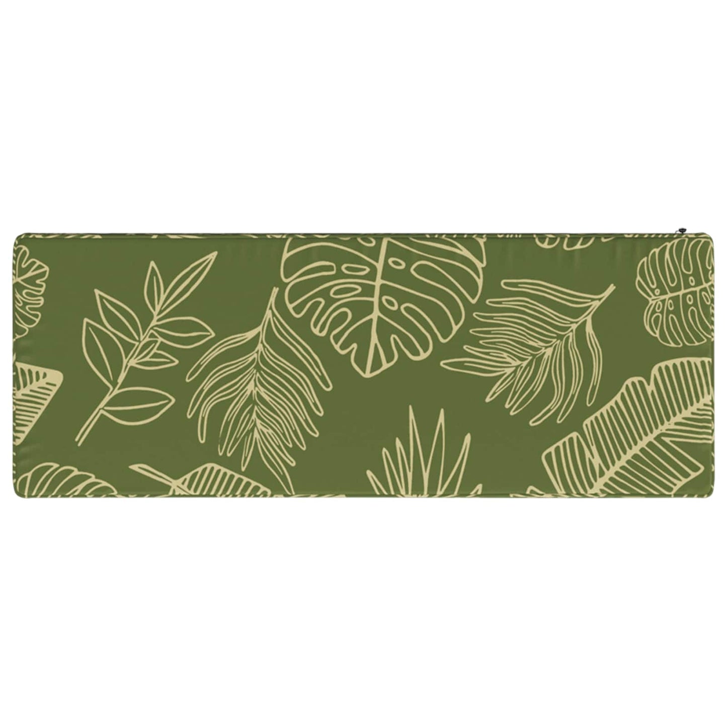 vidaXL 2-Piece Bench Cushions VUGHT 2 pcs 100% Polyester Leaf Design