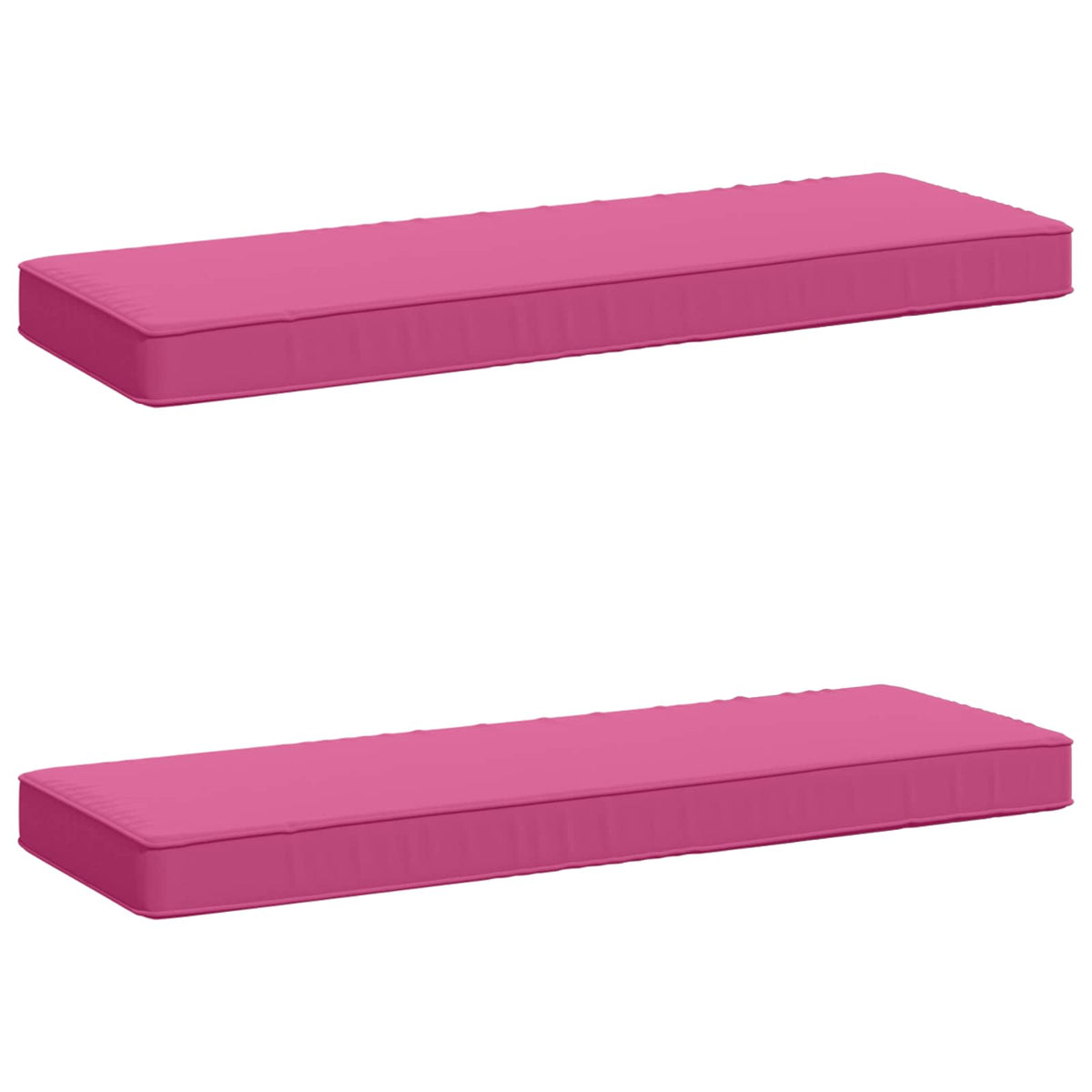 vidaXL 2-Piece Bench Cushions VUGHT 2 pcs 100% Polyester Pink