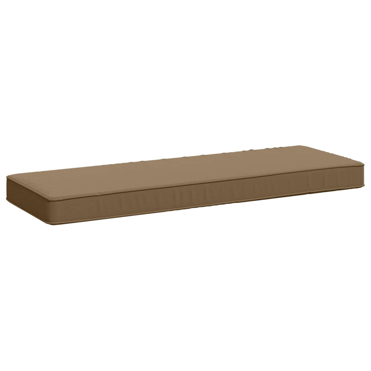 vidaXL 2-Piece Bench Cushions VUGHT 2 pcs 100% Polyester Taupe
