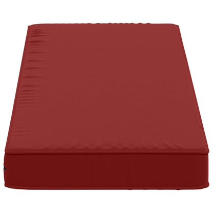 vidaXL 2-Piece Bench Cushions VUGHT 2 pcs 100% Polyester Wine Red