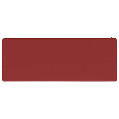 vidaXL 2-Piece Bench Cushions VUGHT 2 pcs 100% Polyester Wine Red