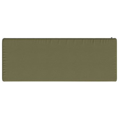 vidaXL 1-Piece Bench Cushion VUGHT 100% Polyester Olive Green