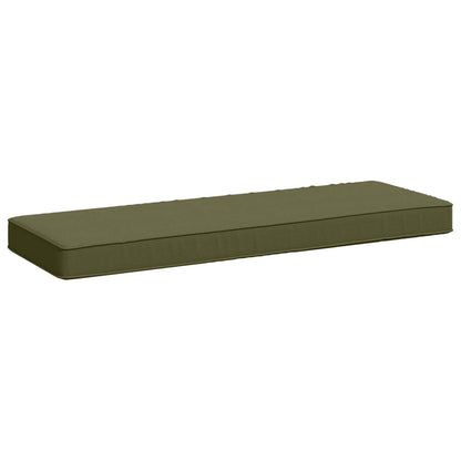 vidaXL 2-Piece Bench Cushions VUGHT 2 pcs 100% Polyester Olive Green