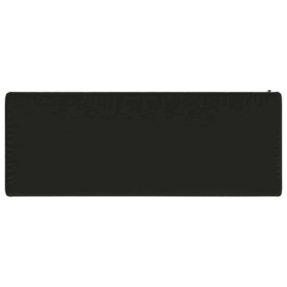 vidaXL 2-Piece Bench Cushions VUGHT 2 pcs 100% Polyester Black