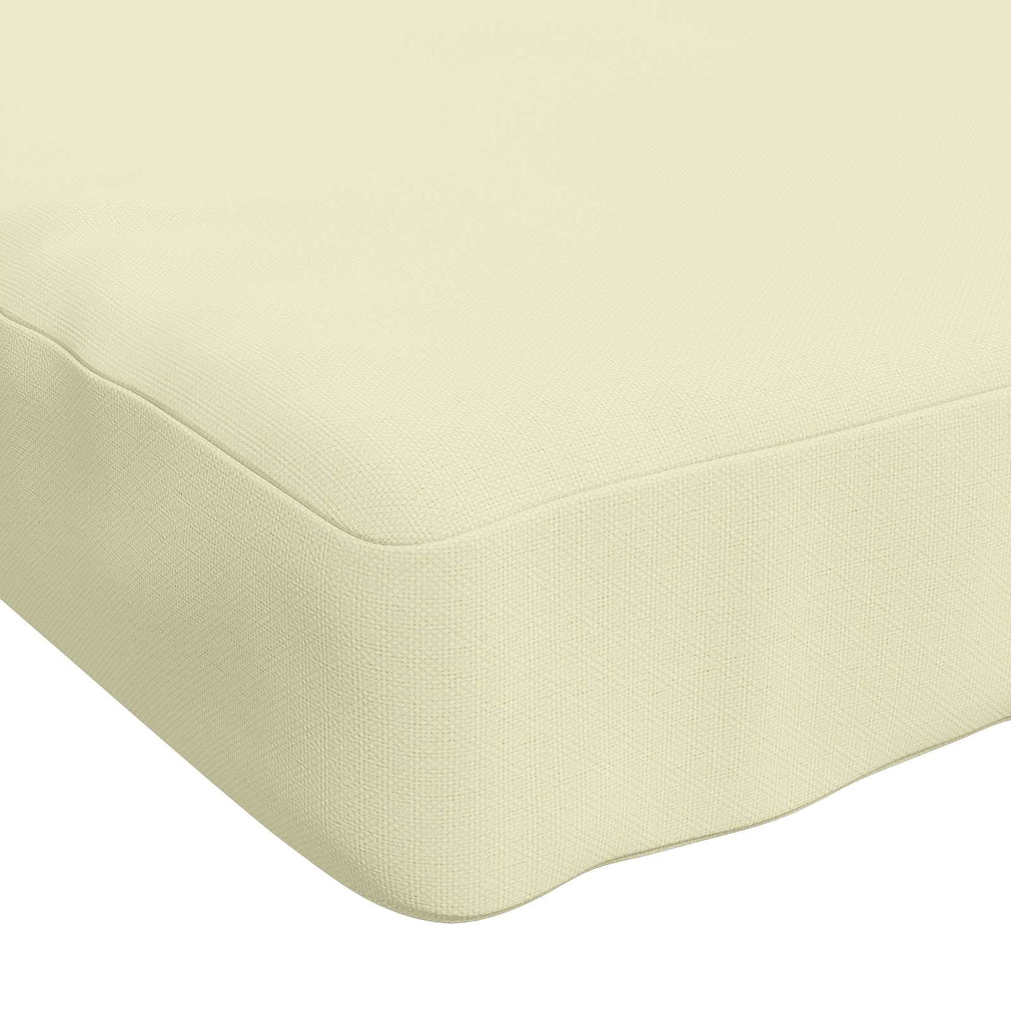 vidaXL 2-Piece Bench Cushions VUGHT 2 pcs 100% Polyester Cream