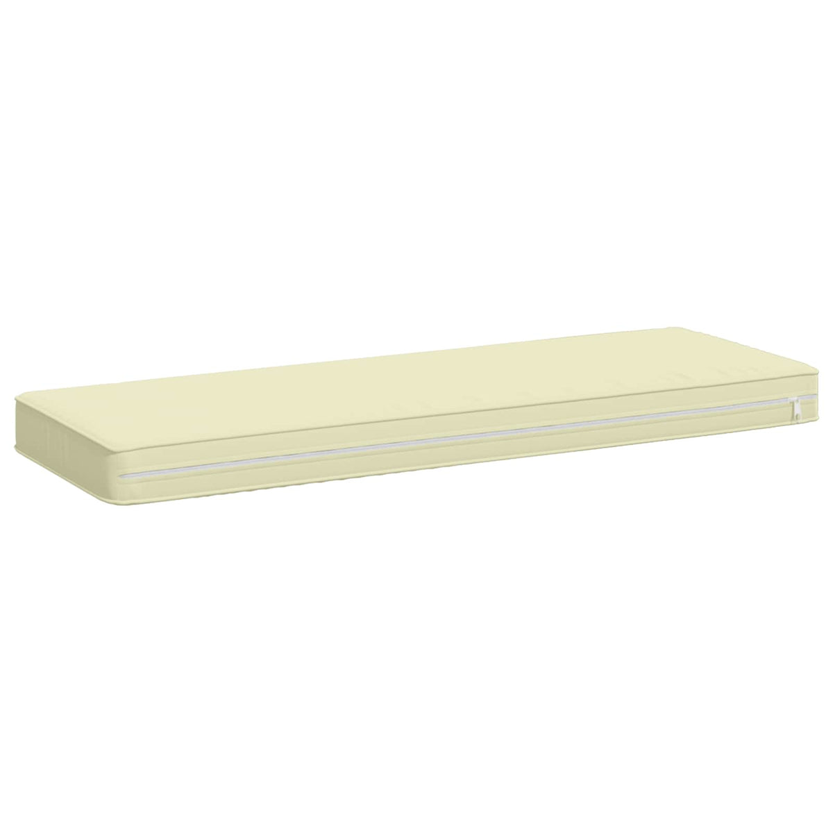 vidaXL 2-Piece Bench Cushions VUGHT 2 pcs 100% Polyester Cream