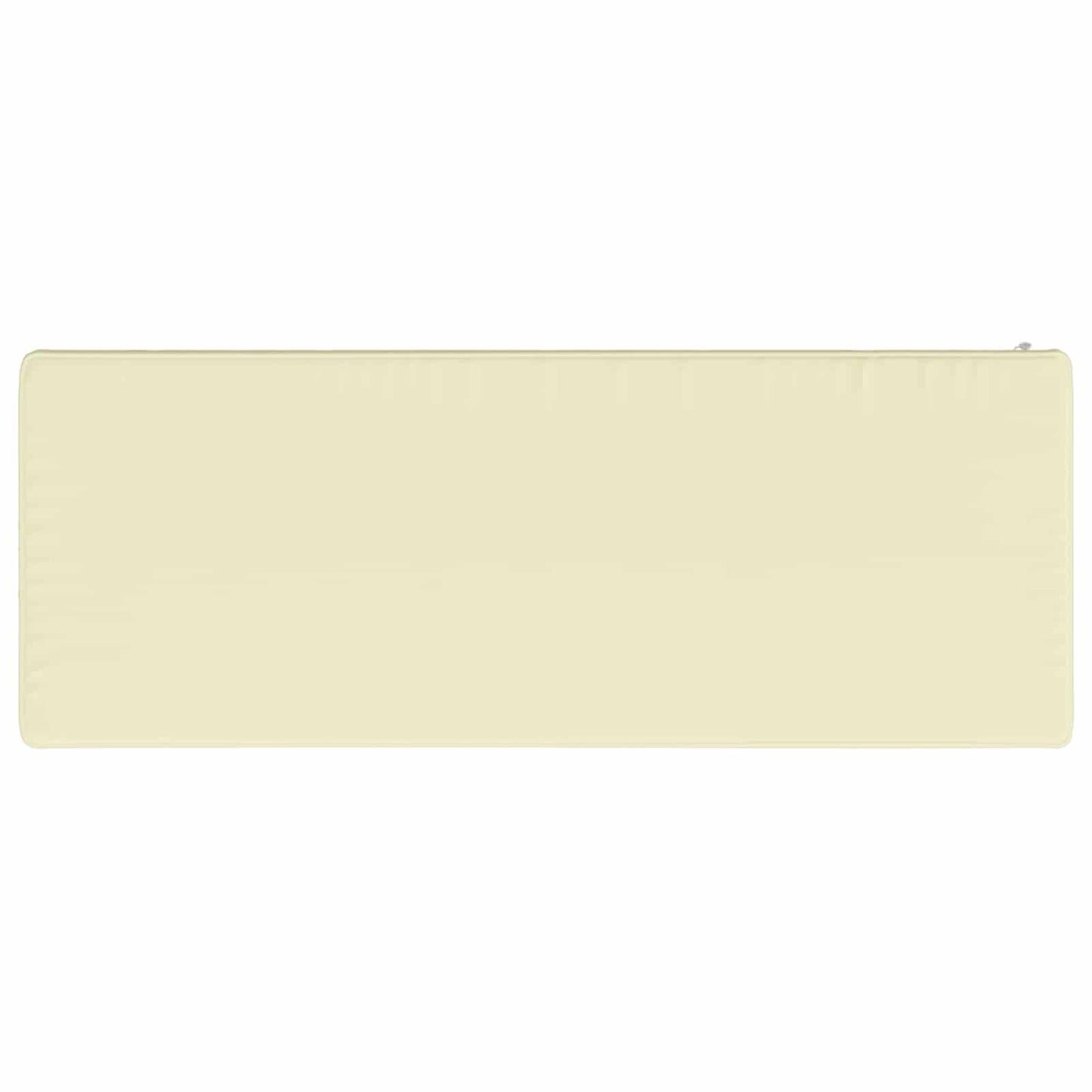 vidaXL 2-Piece Bench Cushions VUGHT 2 pcs 100% Polyester Cream