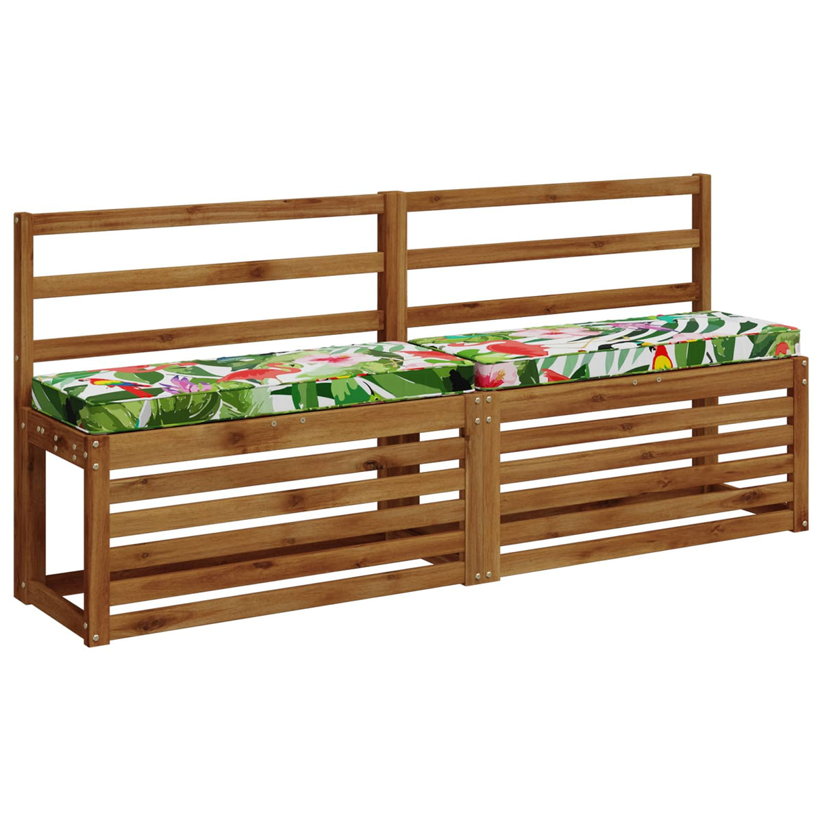 vidaXL 1-Piece Bench Cushion VUGHT 100% Polyester Multicolour
